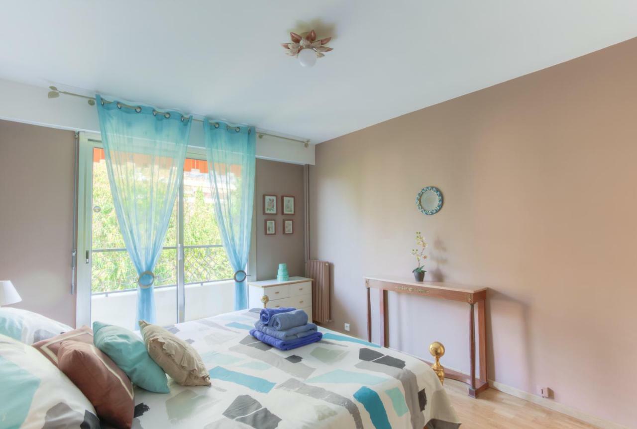 Apartament Confortable 3 Pieces Avec Superbe Vue Mer Nicea Zewnętrze zdjęcie
