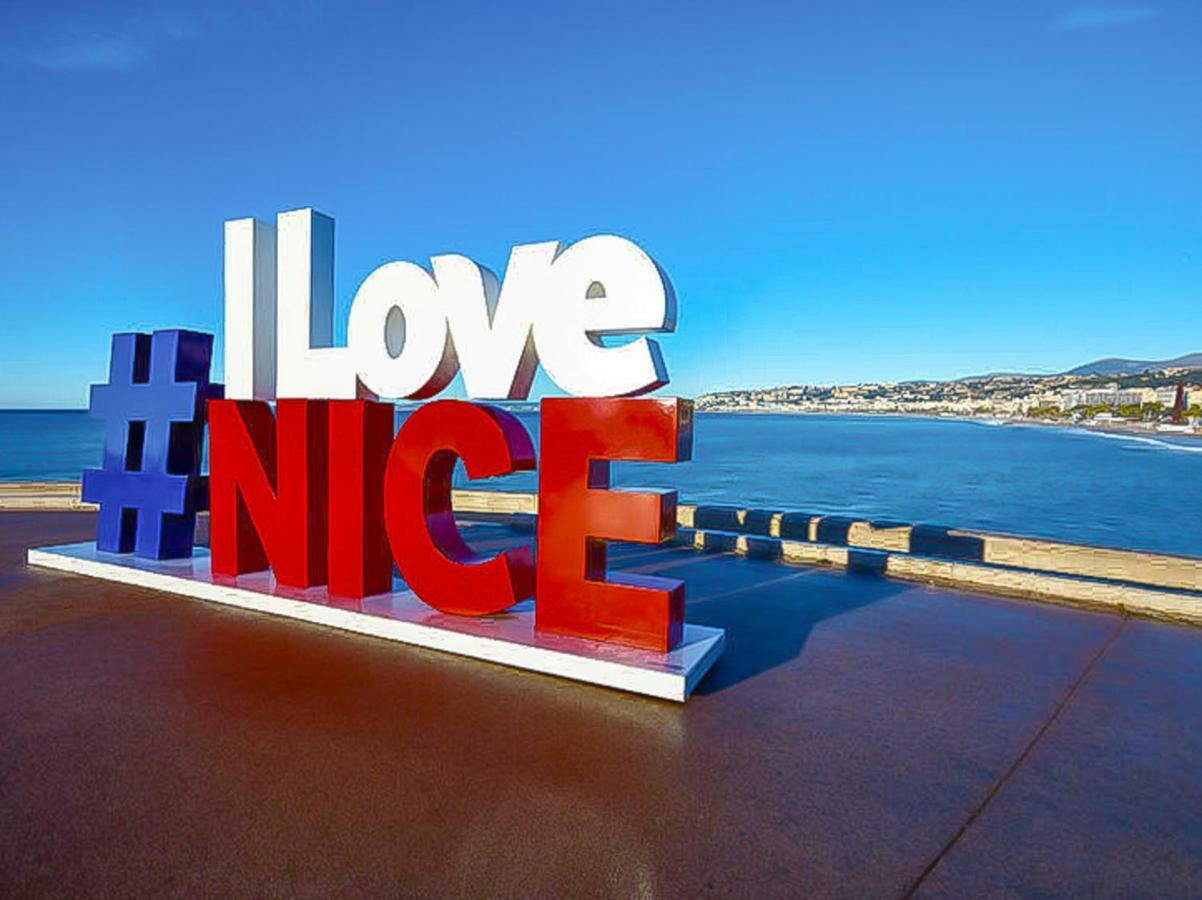 Apartament Confortable 3 Pieces Avec Superbe Vue Mer Nicea Zewnętrze zdjęcie